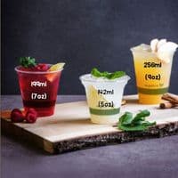 N76 PLA Corn Cold Cups 7oz – Biodegradable & Compostable (Pack of 50)