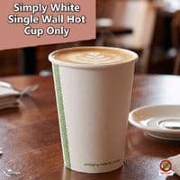 N79 Biodegradable Compostable Hot Cups | Single Wall | 8oz (227ml)