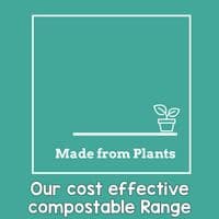 N79 CPLA Black Disposable Biodegradable Compostable Hot Cup Lids 79mm x 50