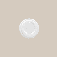 N79 CPLA White Disposable Biodegradable Compostable Hot Cup Lids 79mm