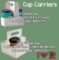 N79 CPLA White Disposable Biodegradable Compostable Hot Cup Lids 79mm x 50