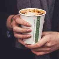 N79 Single Wall Biodegradable Compostable Disposable Hot Drink Cups 6 to 8oz x 50