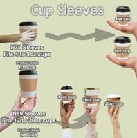 N89 16oz Compostable Coffee Cups | Single Wall Hot Cups (455ml)