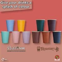 N89 16oz Compostable Coffee Cups | Single Wall Hot Cups (455ml)