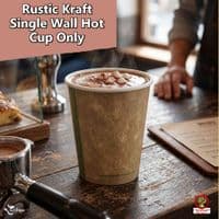 N89 16oz Compostable Coffee Cups | Single Wall Hot Cups (455ml)
