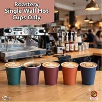 N89 16oz Compostable Coffee Cups | Single Wall Hot Cups (455ml)