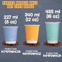 N89 CPLA Biodegradable Compostable Disposable Hot Drink Cup Lids | Fits 12 to 20oz Hot Cups