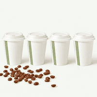 N89 Single Wall Biodegradable Compostable Disposable Hot Drink Cups 12oz | Pack of 50
