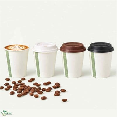 N89 Single Wall Biodegradable Compostable Disposable Hot Drink Cups 12oz | Pack of 50
