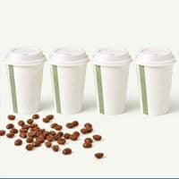 N89 Single Wall Biodegradable Compostable Disposable Hot Drink Cups | 16oz | Pack of 50