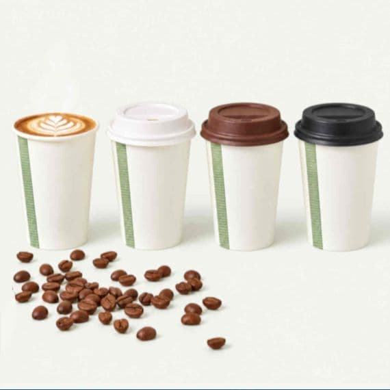 N89 Single Wall Biodegradable Compostable Disposable Hot Drink Cups | 16oz | Pack of 50
