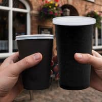 N89 UKCA Paper Biodegradable Compostable Disposable Half & Pint Cups | 700 to 1000 Cups
