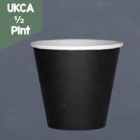 N89 UKCA Paper Biodegradable Compostable Disposable Half & Pint Cups | 700 to 1000 Cups