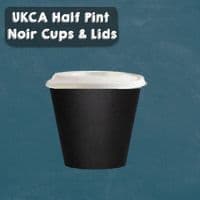 N89 UKCA Paper Biodegradable Compostable Disposable Half & Pint Cups | 700 to 1000 Cups