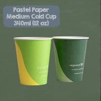 N90 Paper Biodegradable Compostable Disposable Cold Food & Drink Cups (Box of 1000)