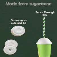 N90 Paper Biodegradable Compostable Disposable Cold Food & Drink Cups (Box of 1000)