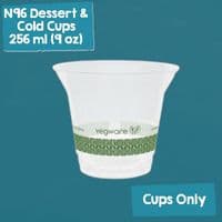 N96 PLA Biodegradable Compostable Disposable Deli & Dessert Cups x 50