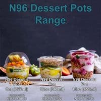 N96 PLA Biodegradable Compostable Flat Lid No Hole 96mm x 50