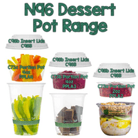 N96 PLA Biodegradable Compostable Insert Lids | Fits N96 Cups
