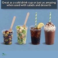 N96 PLA Corn Biodegradable Compostable Cold Cups | 9oz, 12oz, 16oz, 20oz