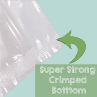 Natureflex Biodegradable Compostable Flat Heat Seal Bags x 100