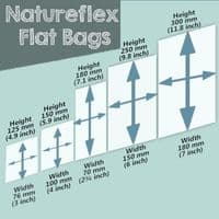 NatureFlex™ Clear Gusseted Heat Seal Bags | Home Compostable & Plastic-Free