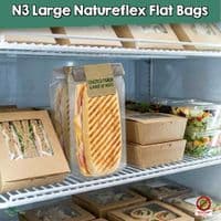 NatureFlex™ Clear Gusseted Heat Seal Bags | Home Compostable & Plastic-Free
