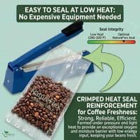 NatureFlex™ Clear Gusseted Heat Seal Bags | Home Compostable & Plastic-Free