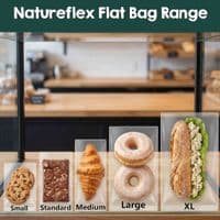 NatureFlex™ Clear Gusseted Heat Seal Bags | Home Compostable & Plastic-Free