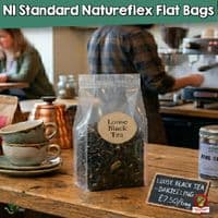 NatureFlex™ Clear Gusseted Heat Seal Bags | Home Compostable & Plastic-Free