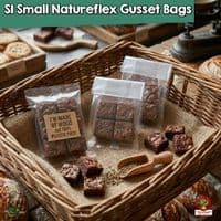 NatureFlex™ Clear Gusseted Heat Seal Bags | Home Compostable & Plastic-Free