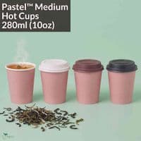 Simply White Compostable Single-Wall Paper Hot Cups (4oz to 20oz) | The Pure Option