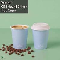 Simply White Compostable Single-Wall Paper Hot Cups (4oz to 20oz) | The Pure Option