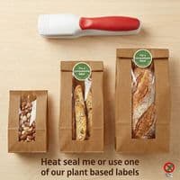 Premium Biodegradable Compostable Kraft Heat Seal Bags with Natureflex Window