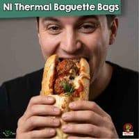 Premium Biodegradable Thermal Hot Food | Oven | Grill Bags | 5 Sizes