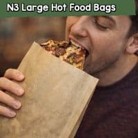 Premium Biodegradable Thermal Hot Food | Oven | Grill Bags | 5 Sizes