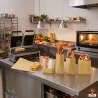 Premium Biodegradable Thermal Hot Food | Oven | Grill Bags | 5 Sizes