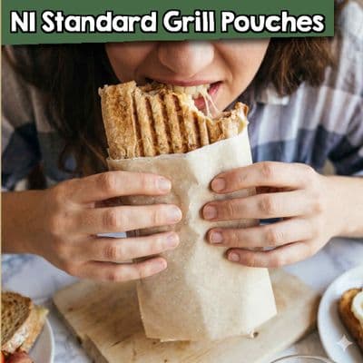 Premium Biodegradable Thermal Hot Food Oven Grill Pouches