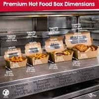 Premium Compostable Hot & Cold Food Boxes with NatureFlex Window | Takeaway Boxes