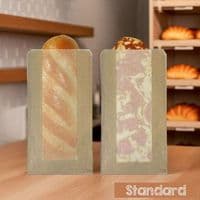 Rustic Biodegradable Compostable Bakery Bags x 100