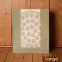 Rustic Biodegradable Compostable Bakery Bags x 100