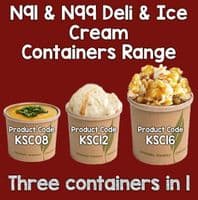Rustic Kraft Compostable Soup & Ice Cream Containers 16oz | Pack of 25