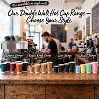 N89 16oz Compostable Coffee Cups | Single Wall Hot Cups (455ml)