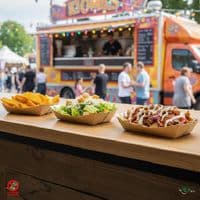 Kraft Basics Compostable & Recyclable Food Trays | Eco-Friendly Open-Top Paperboard Takeaway Trays | Plastic-Free Budget Street Food Containers