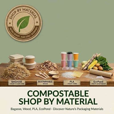 Shop Compostable Packaging by Material