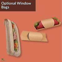 Simply Kraft Cardboard Tortilla Wrap & Crepe Sleeve | Pack of 50
