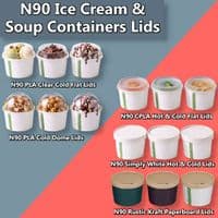 Simply White Compostable Ice Cream & Soup Containers | Box of 1000