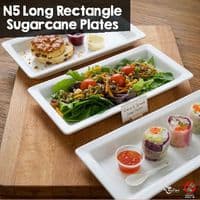 Sugarcane Bagasse Tableware Range: Eco-Friendly & Compostable | Packs of 50–125)