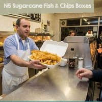 Purely White Sugarcane Takeaway Boxes | Compostable & Leak-Proof