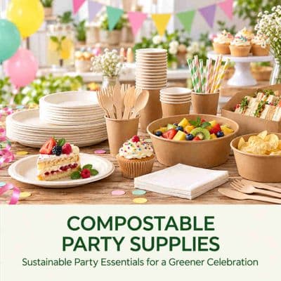 Sustainable & Compostable Party Supplies for Home